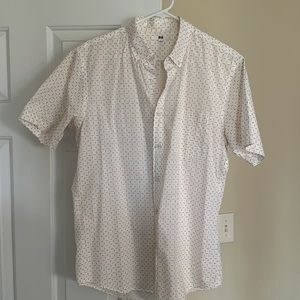 Uniqlo Short Sleeve Pattern Button down shirt